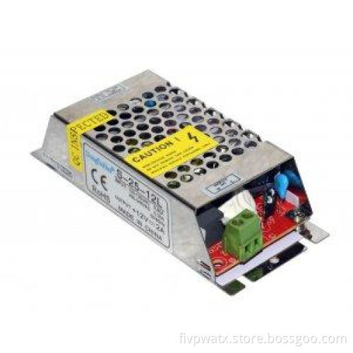 Short-circuit 12 Volt LED Power Supply 25WL IP20